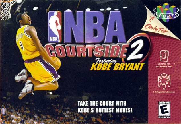 NBA Courtside 2 box art for Nintendo 64